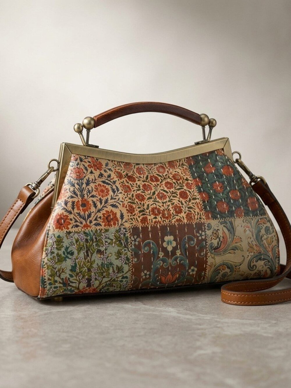Patricia Nash Kelmscott Frame - Nordic Quilted Patchwork - Picture 5 of 5